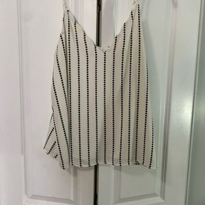 black and white tank